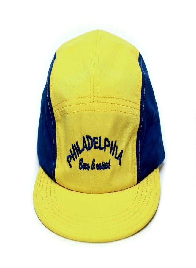 Posse Comitatus The Fresh Prince of Bel Air Philadelphia Born & Raised Hat Yellow/Royal Cap - Image 1